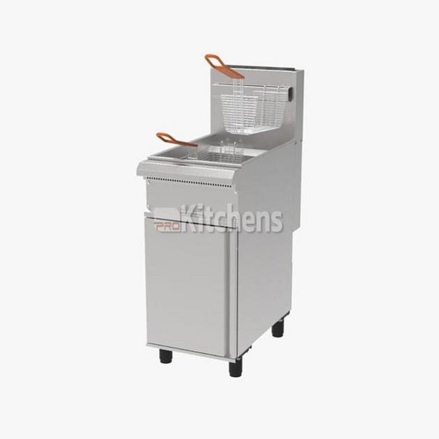 Fritadeira em inox elétrica para hamburgueria