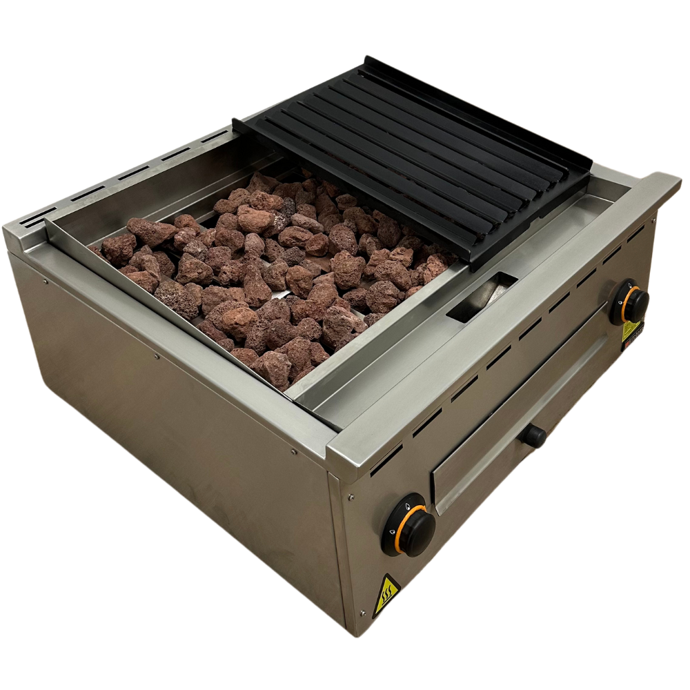 Char Broiler com Pedra Vulcânica